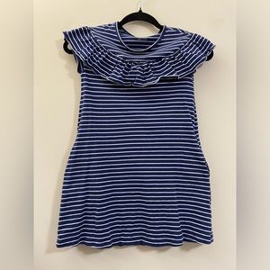 Adorable Girls Carter’s Striped Flutter‎ Dress with Pockets - 8